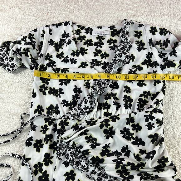 Love Whit Whitney Port floral print midi wrap dress, XS - Picture 5 of 9